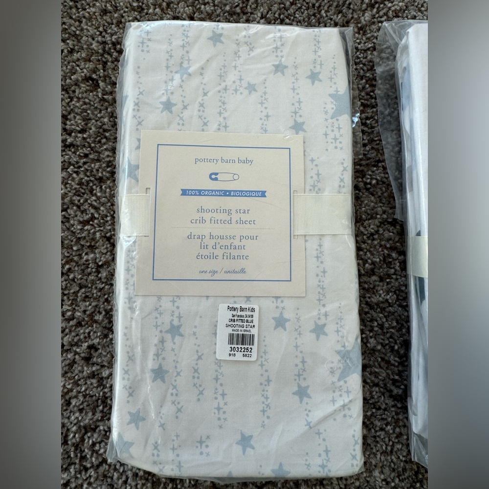 Pottery Barn Organic Fitted Sheets crib